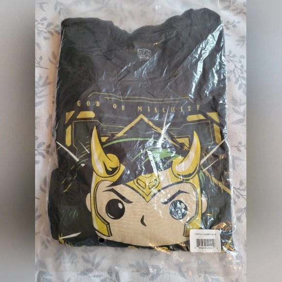 Loki God of Mischief POP T-Shirt Medium - Picture 5 of 6